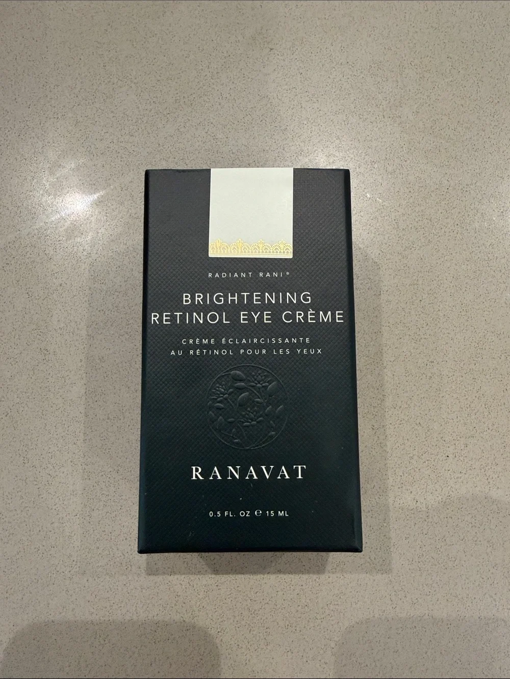 Ranavat Brightening Retinol Eye Crème — Black